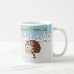 Igel der Grüße der Saison Kaffeetasse