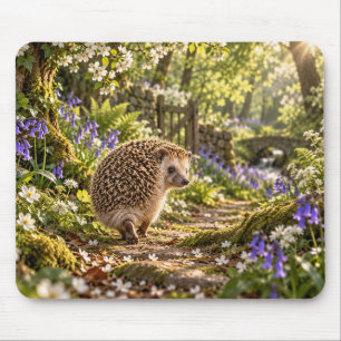 Igel-Design für Waldwege Mousepad