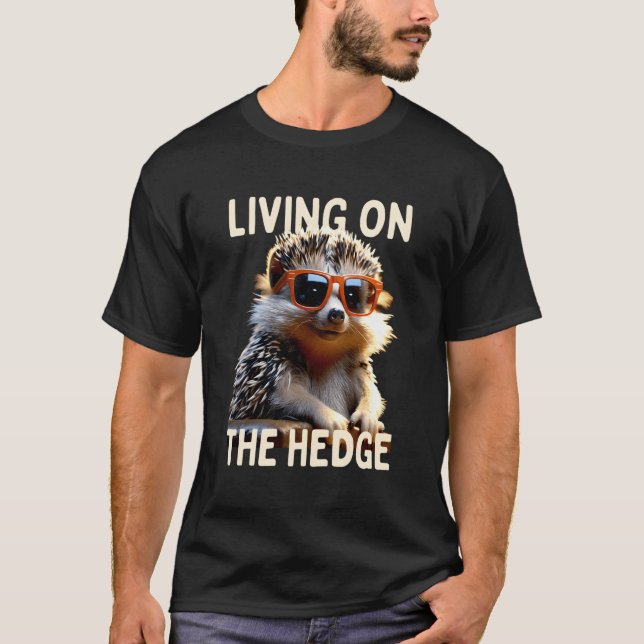 Igel, die auf Hedge-Puppe leben Tier I Liebe Hed T-Shirt (Vorderseite)