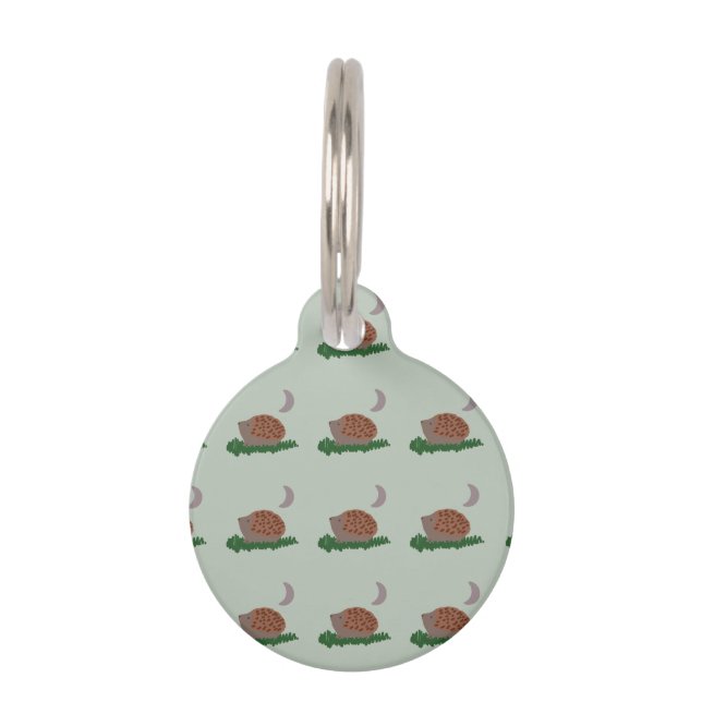 Igel Dog Tag Haustiermarke (Vorderseite)