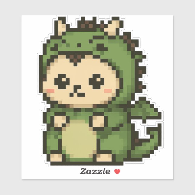 Igel-Dragon 6x6 Aufkleber (Blatt)