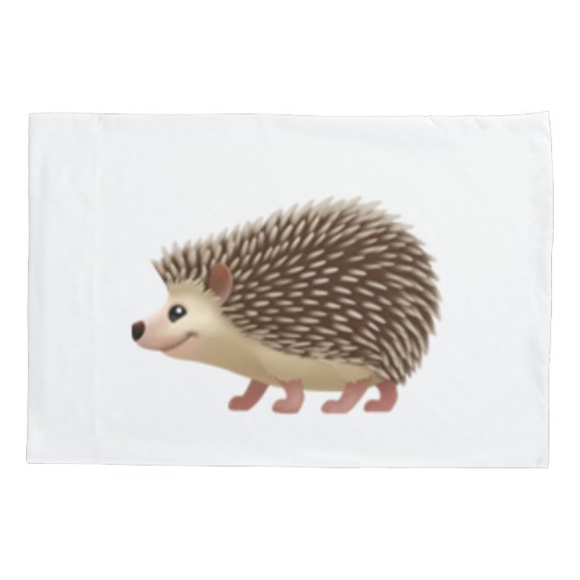 Igel - Emoji Kissenbezug (Rückseite)