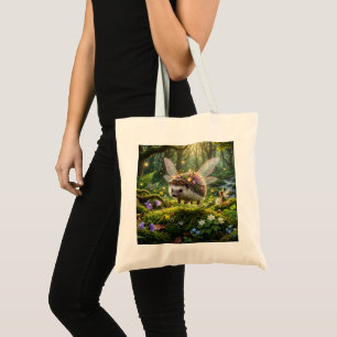 Igel Feen Whimsical Fantasy Tragetasche