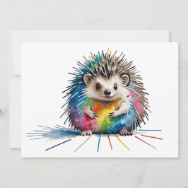 Igel Feiertagskarte