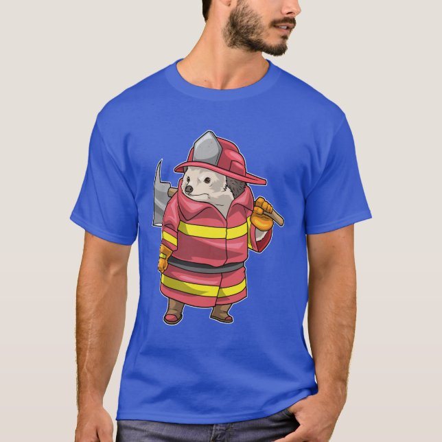 Igel Firefighter AX Fire Department T-Shirt (Vorderseite)