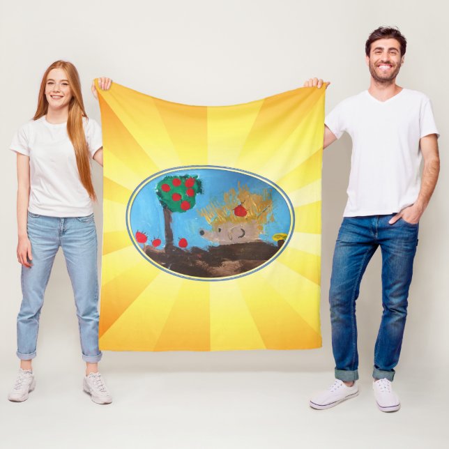 Igel Fleecedecke (Beispiel)