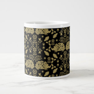 Igel Folk Art Jumbo-Tasse