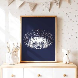 Igel | Forest Animal Igel Wall Print Poster