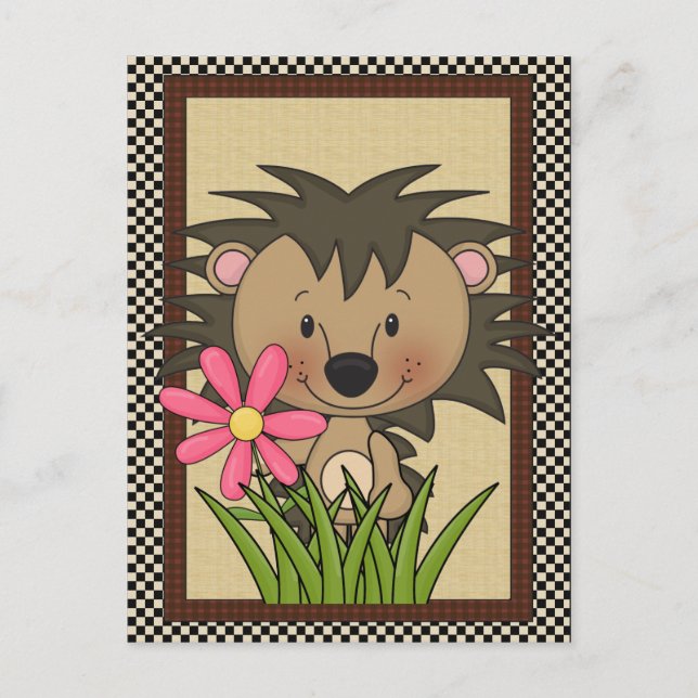 Igel für Postkarten (Vorderseite)