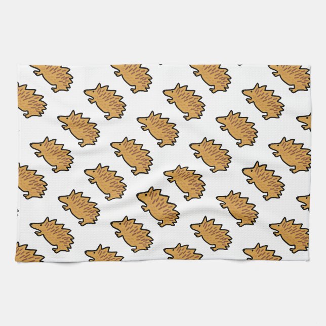 Igel Geschirrtuch (Horizontal)