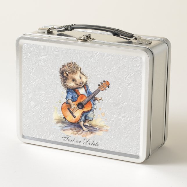 Igel Gitarre Metal Lunch Box (Vorderseite)