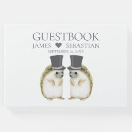 Igel Grooms Niedlich Gay Couple Wedding Gästebuch