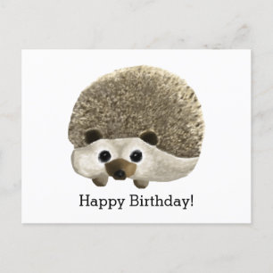 Igel Happy Birthday Postkarte