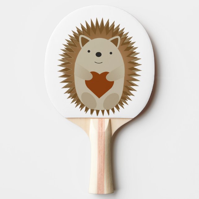Igel Heart Tischtennis Schläger (Vorderseite)