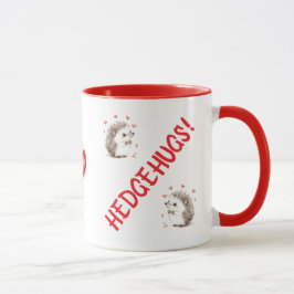 Igel, Hedgehugs, Geschenk für BESTE FREUNDIN, Freu Tasse