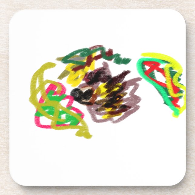 Igel Herbst Getränkeuntersetzer (Vorderseite)