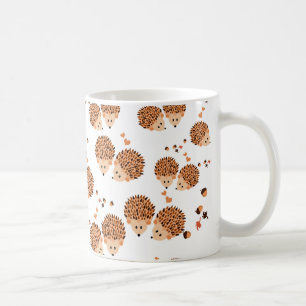 Igel im Herbst Tasse