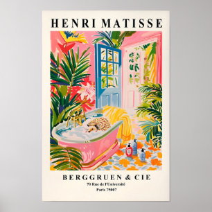 Igel in der Badewanne Kunst Druck, Dopamin Dekor, Poster