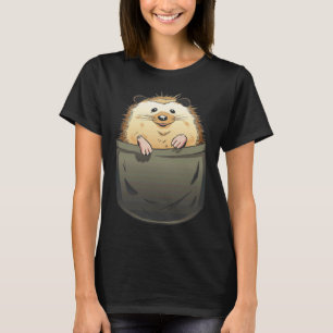 Igel in der Brusttasche für Nagetiere und Fohlen T-Shirt