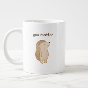 Igel-Jumbo-Mug 'Du bist wichtig' – Ermutigungsgesc Jumbo-Tasse