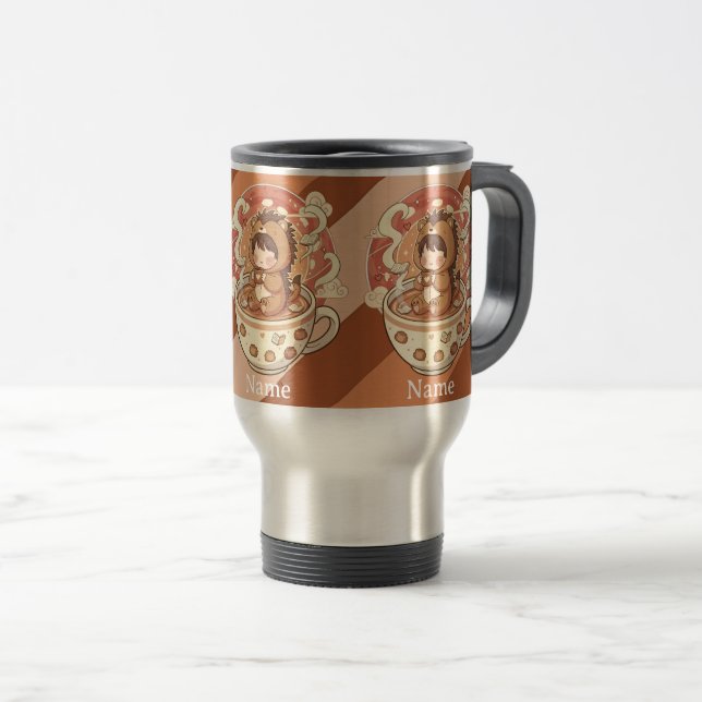 Igel-Kaffeereise-Tasse für Pendler Reisebecher (VorderseiteRechts)