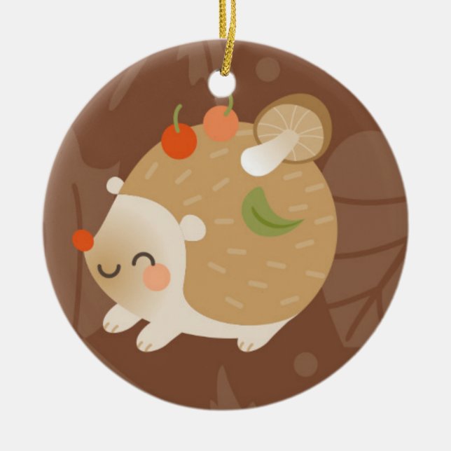 Igel Keramikornament (Vorne)