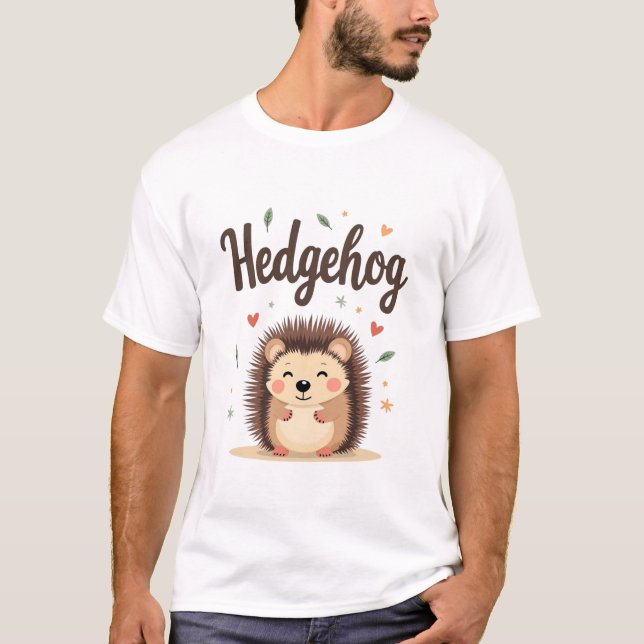 Igel: klein, spiky und einfach unwiderstehlich T-Shirt (Vorderseite)