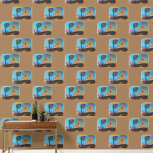 Igel Kunst von Kindern Tapete