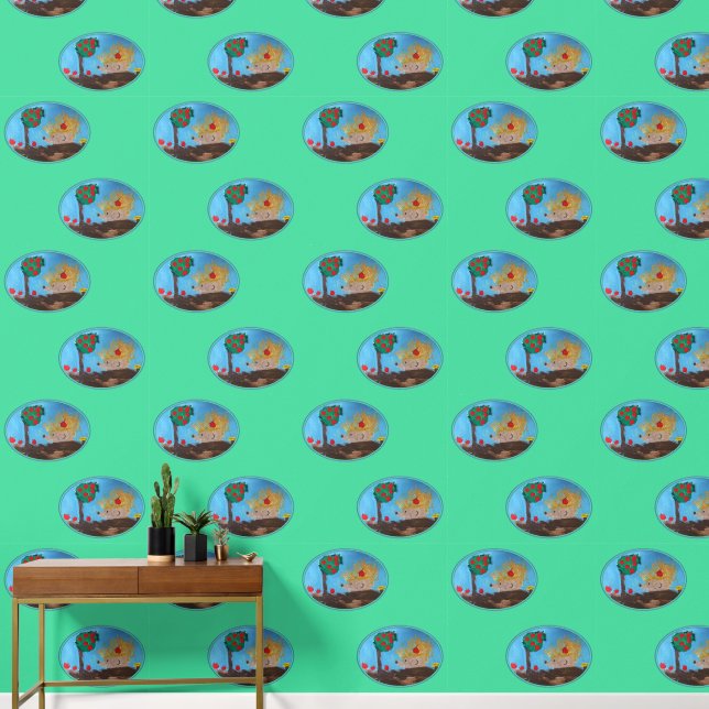 Igel Kunst von Kindern Tapete (Hausflur)