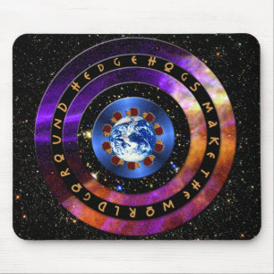 Igel lassen die Welt sich drehen! Mousepad
