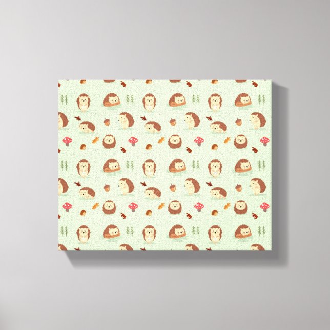 Igel Leinwanddruck (Vorderseite)