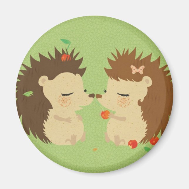 Igel Liebe Magnet (Vorne)