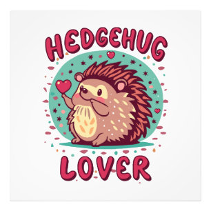 Igel-Liebhaber Fotodruck
