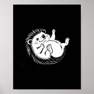 Igel-Liebhaber Zitat Wortspiel Ich Bin Nur Ein Wen Poster