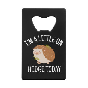Igel Little zur Hedge heute Geldbeutel Flaschenöffner