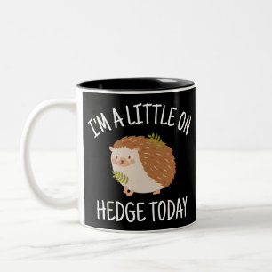 Igel Little zur Hedge heute Zweifarbige Tasse