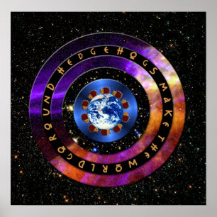 Igel machen die Welt zum Alltag! Poster