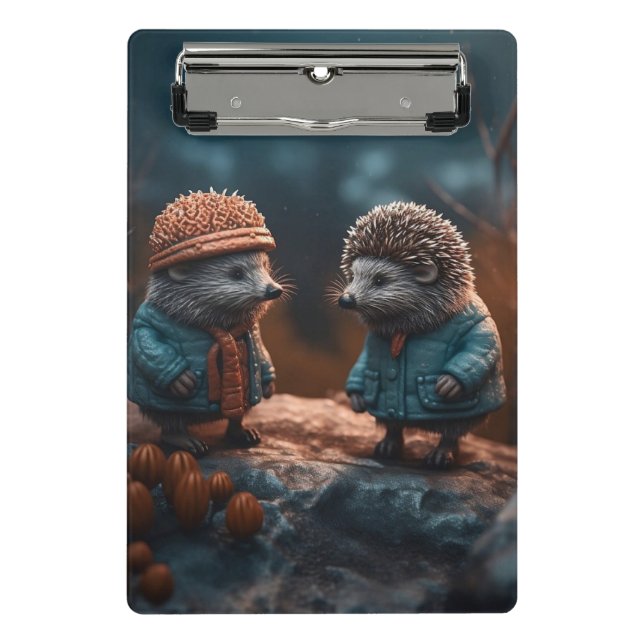 Igel Mini Klemmbrett (Vorderseite)