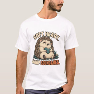 Igel mit Herz – Soft Heart Sharp Boundaries T-Shirt