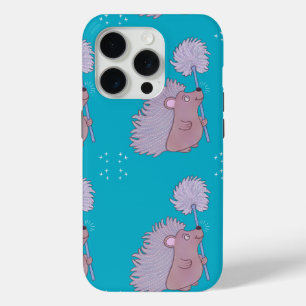 Igel mit Löwenzahn   Niedliche Volkskunst Natur Case-Mate iPhone Hülle