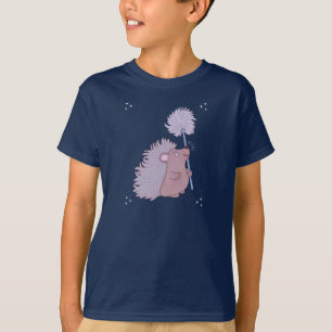 Igel mit Löwenzahn Niedliche Volkskunst Natur T-Shirt
