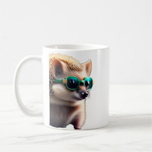 Igel mit Sonnenbrille Kaffee Tasse