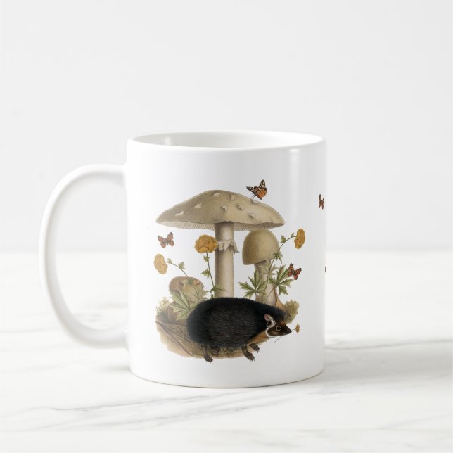 Igel Mushroom Woodland Kaffeetasse (Links)