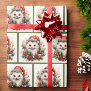 Igel Niedlich Baby Woodland Weihnachten Geschenkpapier