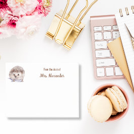 Igel Niedliche Wasserfarbe von der Schreibtisch au Post-it Klebezettel