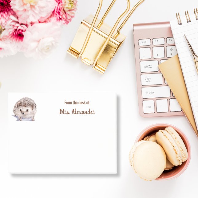 Igel Niedliche Wasserfarbe von der Schreibtisch au Post-it Klebezettel (Von Creator hochgeladen)