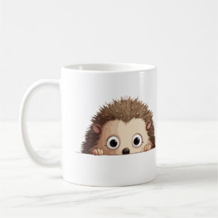 Igel Peeking Niedlich Adorable Funny Animal Cool Kaffeetasse