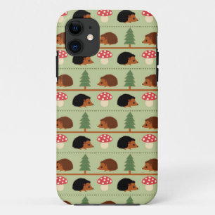 Igel, Pilze und Bäume Case-Mate iPhone Hülle