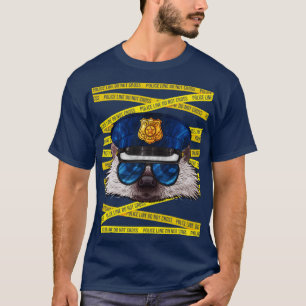 Igel Polizeibeamter Polizist Funny Police Ani T-Shirt