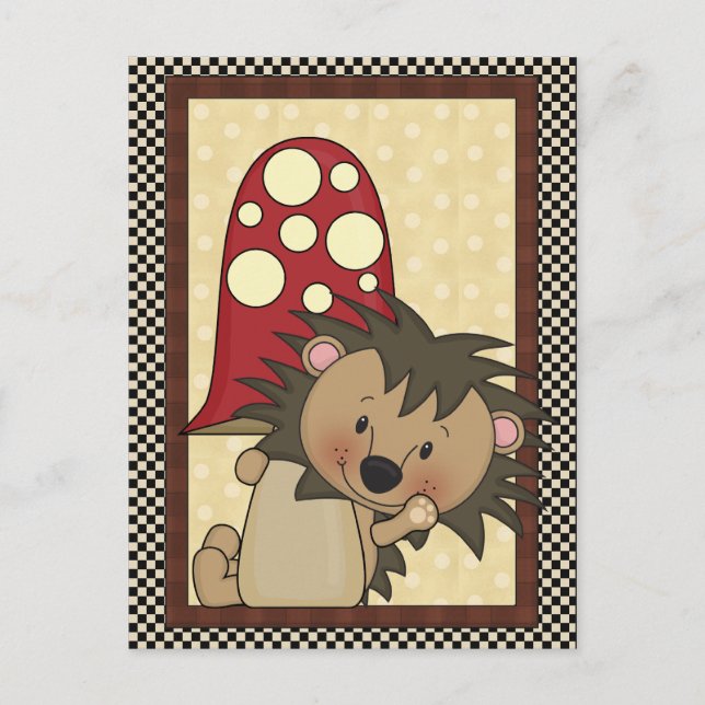 Igel Postkarte (Vorderseite)